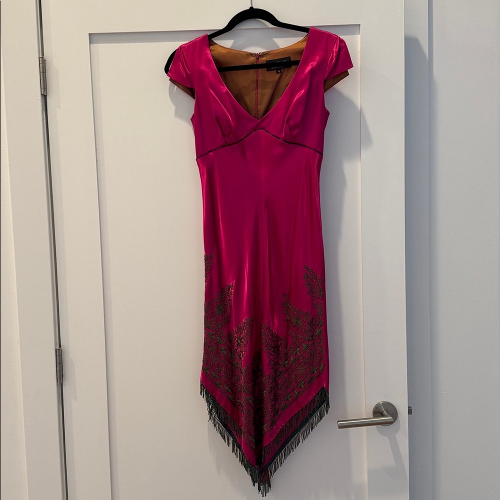 A.B.S. By Allen Schwartz ~ Vibrant Fuschia Pink Dress.